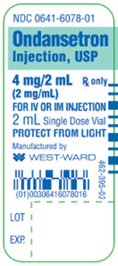 Vial Label (1000480 0641 6078 01 Ondansetron Vial)